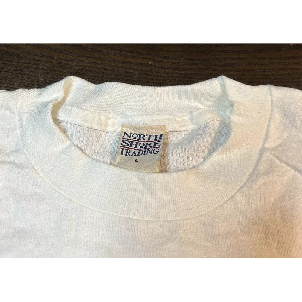 VIntage Washington DC White Short Sleeve Single Stitch T-Shirt - Adult Large - Picture 5 of 7